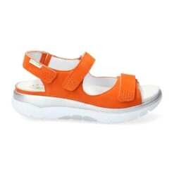 Sano By Mephisto Sandales Femme – Modèle Norine Orange -Chaussure Soldes norine2012238n204