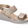 Mobils Ergonomic Mephisto Sandales Femme – Modèle Pam Chic Taupe Clair
