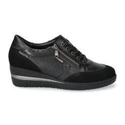 Mobils Ergonomic Mephisto Lacets Femme – Modèle Patrizia Noir -Chaussure Soldes patrizia20buck.20690020co.202210020si.20780020black201