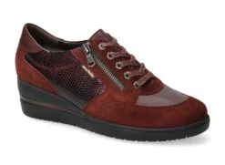 Mobils Ergonomic Mephisto Lacets Femme – Modèle Patrizia Bordeaux