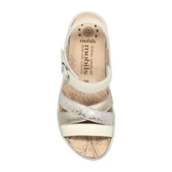 Mobils Ergonomic Mephisto Sandales Femme – Modèle Pietra Blanc Cassé -Chaussure Soldes pietra2078802095022015412202