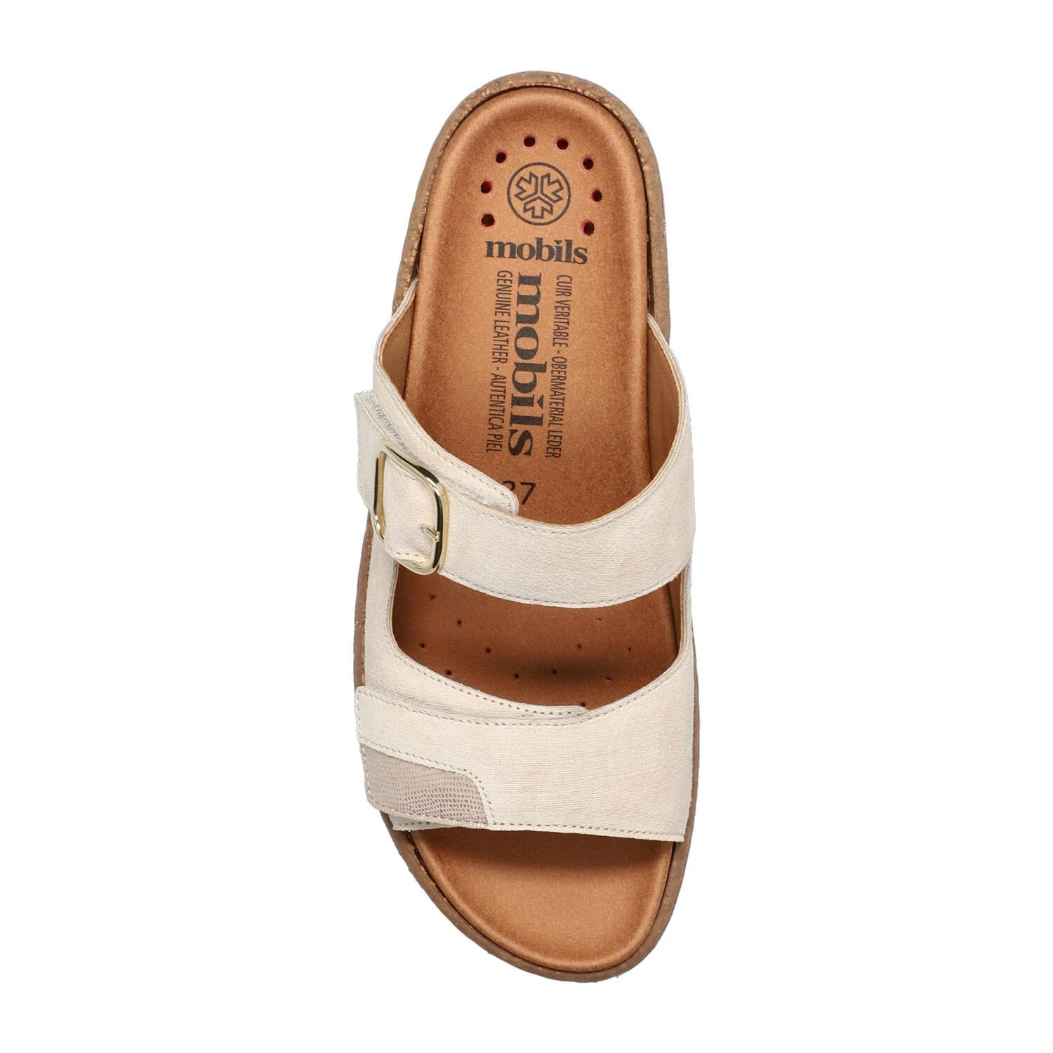 Mobils Ergonomic Mephisto Mules Femme – Modèle Randya Sable Clair 2 Mobils Ergonomic Mephisto Mules Femme – Modèle Randya Sable Clair – Image 2