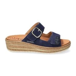 Mobils Ergonomic Mephisto Mules Femme – Modèle Randya Indigo -Chaussure Soldes randya20526972043645204