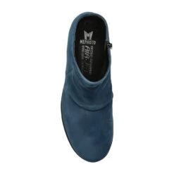 Mephisto-shop Bottines Femme – Modèle Rezia Bleu Cobalt -Chaussure Soldes rezia20bucksoft20690l20peacok20blue203