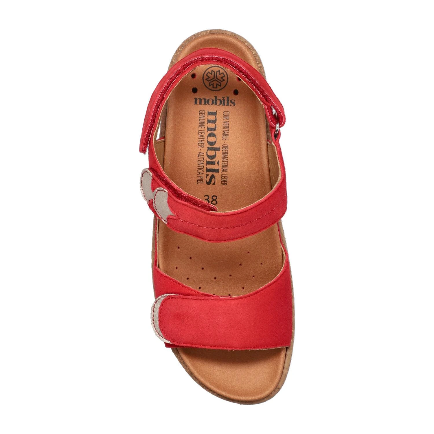 Mobils Ergonomic Mephisto Sandales Femme – Modèle Riley Rouge 3 Mobils Ergonomic Mephisto Sandales Femme – Modèle Riley Rouge – Image 3