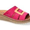 Mobils Ergonomic Mephisto Mules Femme – Modèle Romee Rose Fuchsia