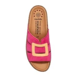 Mobils Ergonomic Mephisto Mules Femme – Modèle Romee Rose Fuchsia -Chaussure Soldes romee20122402012296202