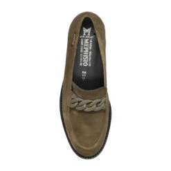 Mephisto-shop Mocassins Femme – Modèle Salka Taupe -Chaussure Soldes salka201226620loden202
