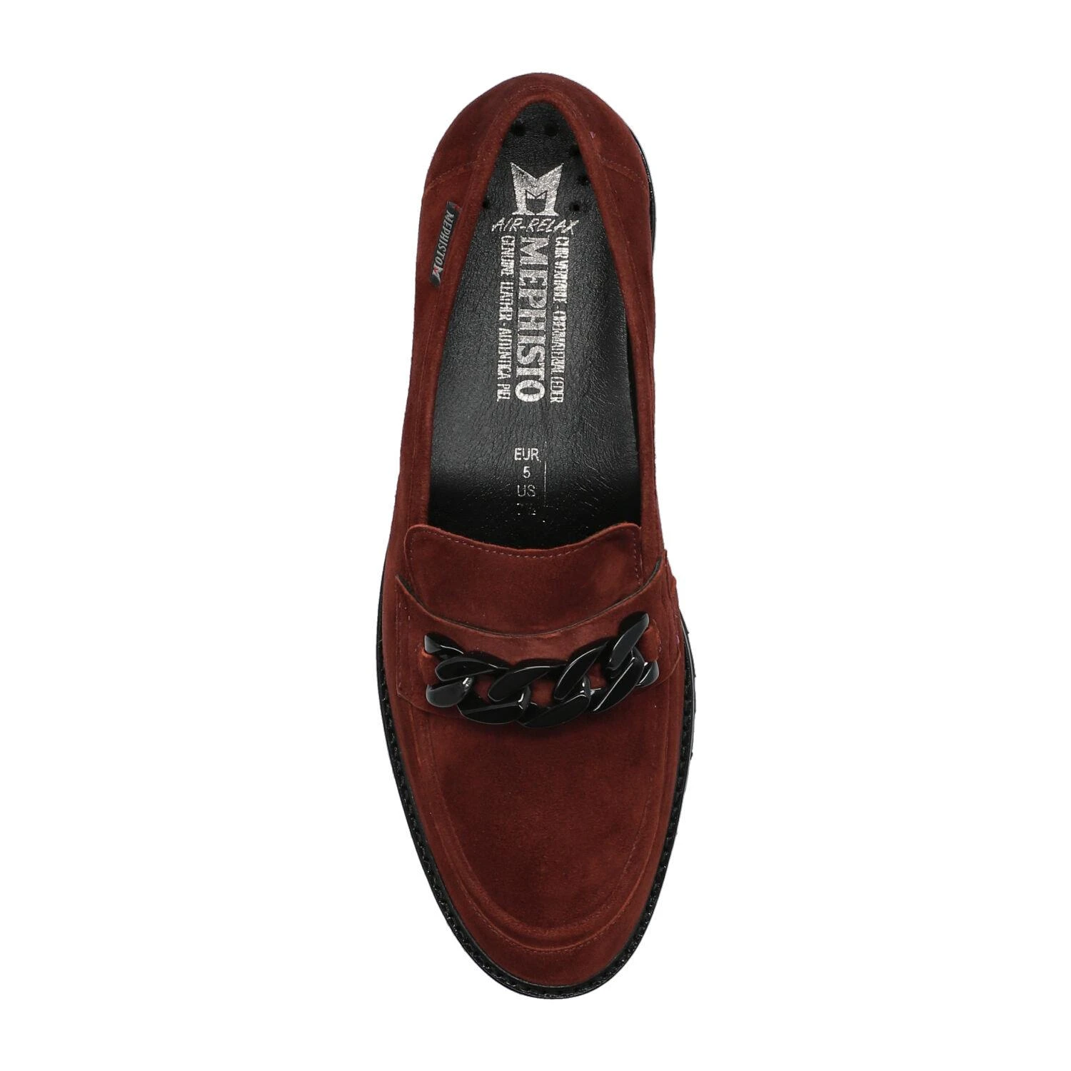 Mephisto-shop Mocassins Femme – Modèle Salka Bordeaux 3 Mephisto-shop Mocassins Femme – Modèle Salka Bordeaux – Image 3