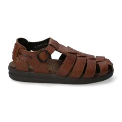 Mephisto-shop Sandales Homme – Modèle SAM Brun Moyen -Chaussure Soldes sam20742204