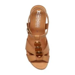 Mephisto-shop Sandales Femme – Modèle Seline Brun Moyen -Chaussure Soldes seline207811202