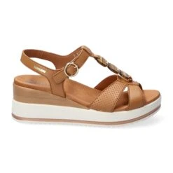 Mephisto-shop Sandales Femme – Modèle Seline Brun Moyen -Chaussure Soldes seline207811204