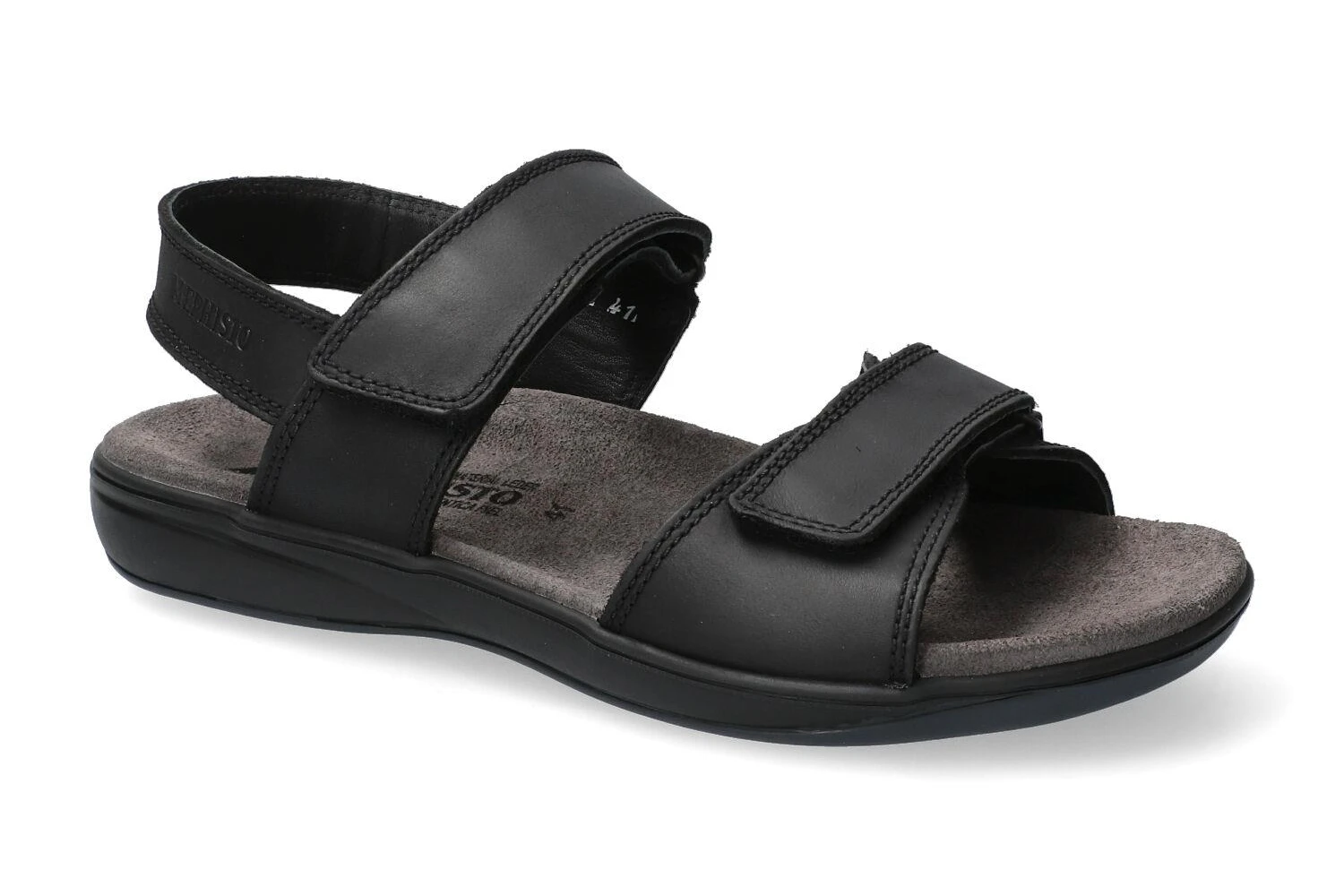 Mephisto-shop Sandales Homme – Modèle Simon Noir 1 Mephisto-shop Sandales Homme – Modèle Simon Noir