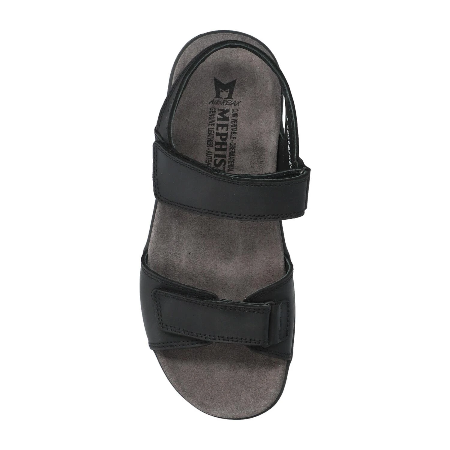 Mephisto-shop Sandales Homme – Modèle Simon Noir 2 Mephisto-shop Sandales Homme – Modèle Simon Noir – Image 2