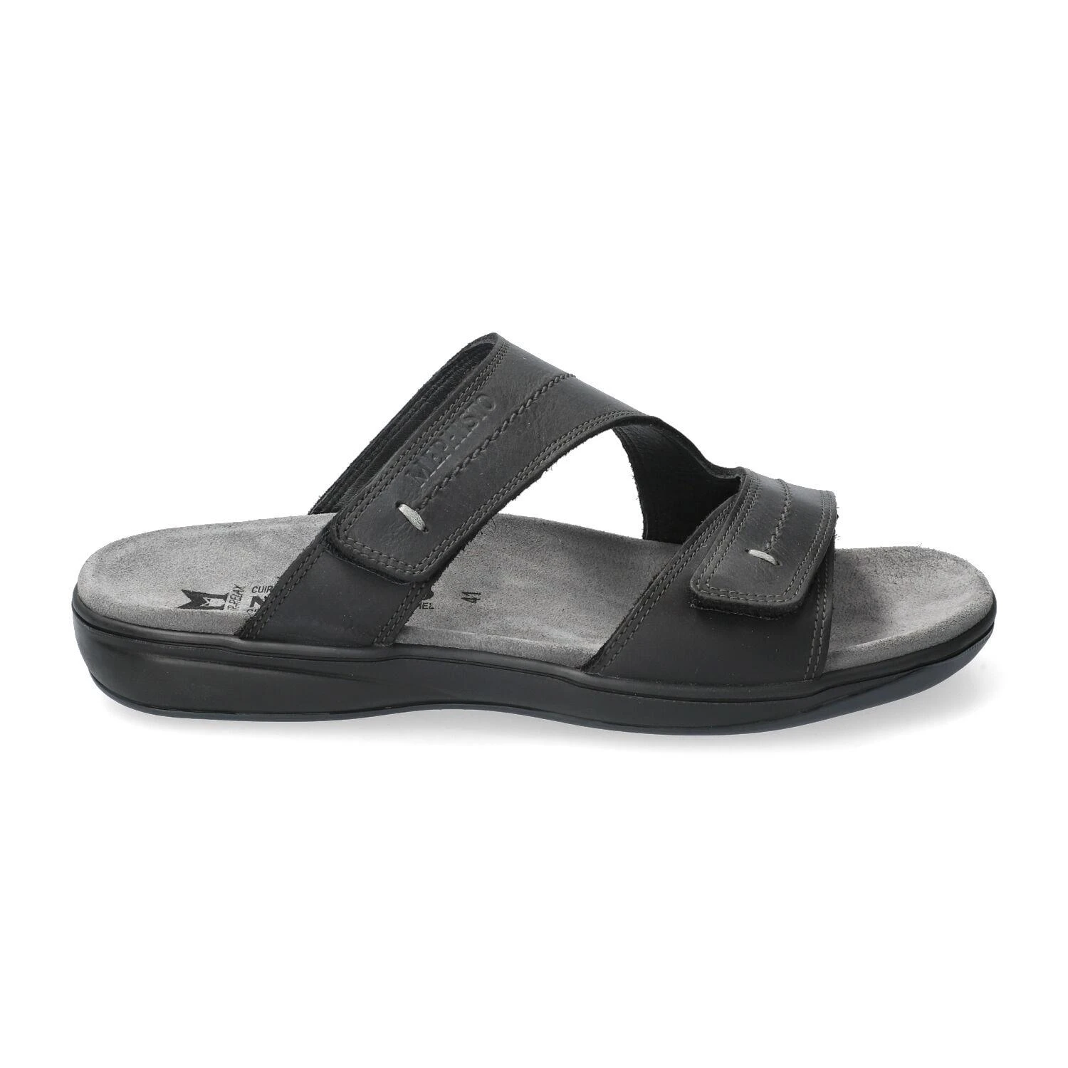 Mephisto-shop Chaussons Homme – Modèle Stan Noir 3 Mephisto-shop Chaussons Homme – Modèle Stan Noir – Image 3