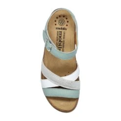 Mobils Ergonomic Mephisto Sandales Femme – Modèle Thina Vert Menthe -Chaussure Soldes thina2099872078302047368202