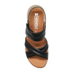 Mephisto-shop Sandales Femme – Modèle Tiany Noir -Chaussure Soldes tiany209914202