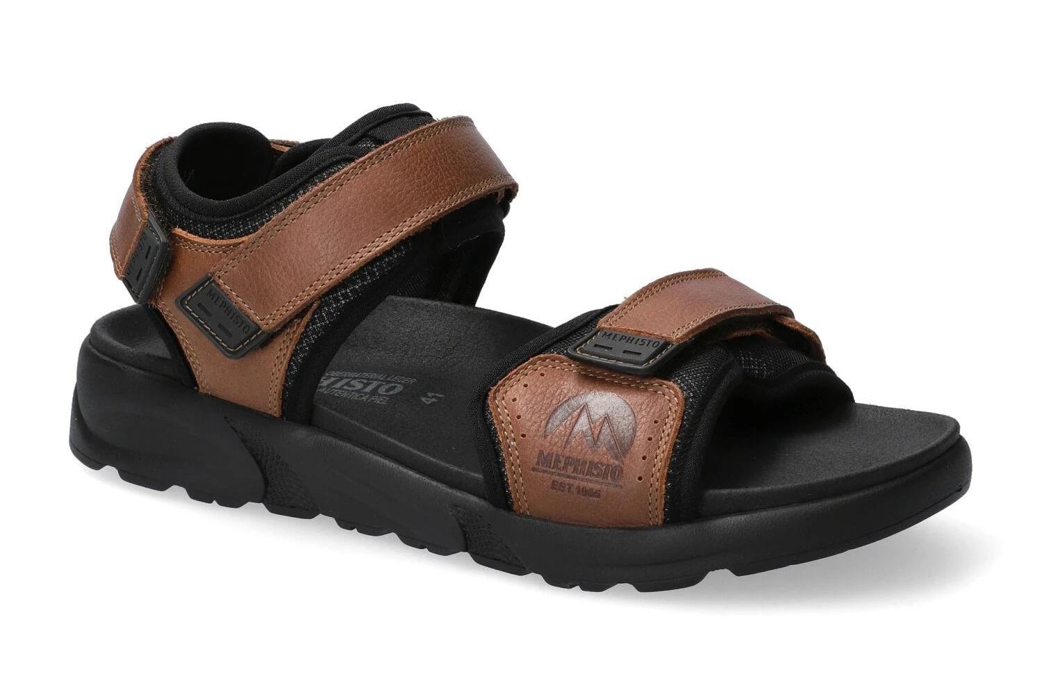 Mephisto-shop Sandales Homme – Modèle Tito Chataigne 1 Mephisto-shop Sandales Homme – Modèle Tito Chataigne