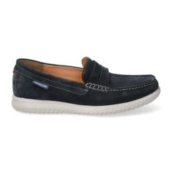 Mephisto-shop Mocassins Homme – Modèle Titouan Bleu -Chaussure Soldes titouan203658n204