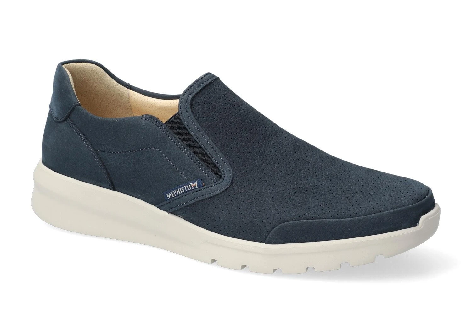 Mephisto-shop Mocassins Homme – Modèle Will Perf Bleu Jean 1 Mephisto-shop Mocassins Homme – Modèle Will Perf Bleu Jean