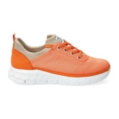 - Lacets - Femme - Modèle Wing Orange -Chaussure Soldes wing209620stretch204